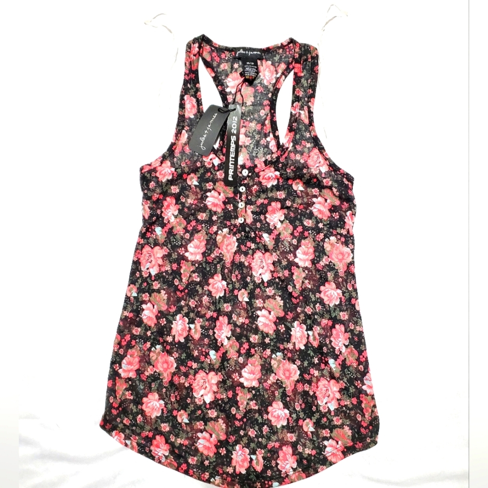NEW - Jules and James Floral Print Tank Top
